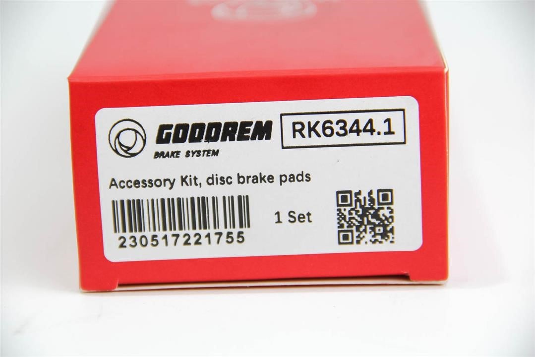 Комплект монтажний гальмівних колодок Goodrem RK6344.1