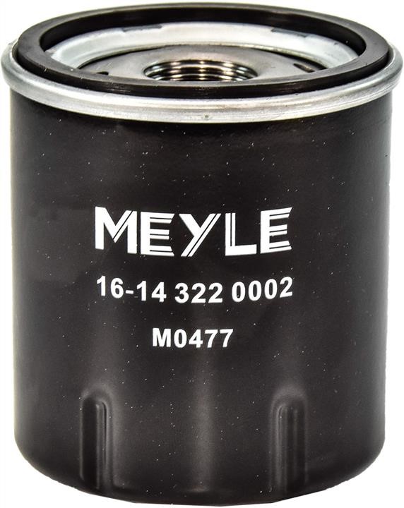 Meyle 16-14 322 0002 Фільтр масляний 16143220002: Купити в Україні - Добра ціна на EXIST.UA!