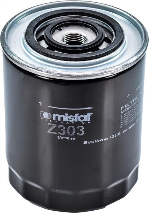 Misfat Z303 Фільтр масляний Z303: Купити в Україні - Добра ціна на EXIST.UA!