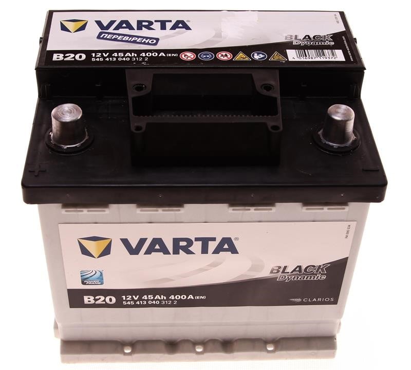 Varta 5454130403122 Акумулятор Varta Black Dynamic 12В 45Ач 400А(EN) L+ 5454130403122: Купити в Україні - Добра ціна на EXIST.UA!