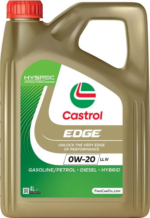 Моторна олива Castrol EDGE LL IV 0W-20, 4л Castrol 15F612