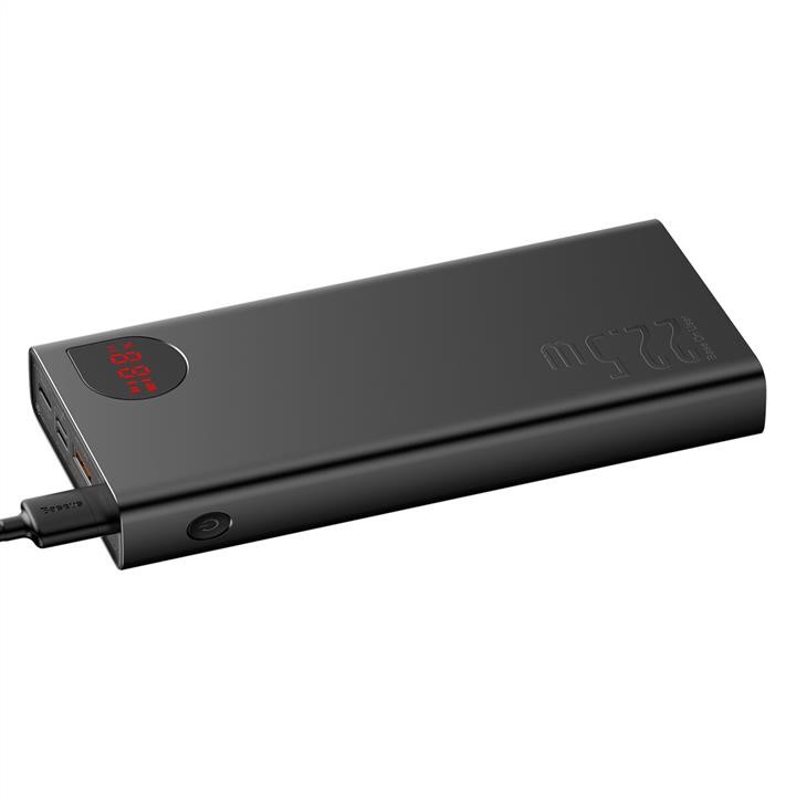 Повербанк Baseus Adaman Metal Digital Display Quick Charge Power Bank 20000mAh22.5W Black Baseus PPAD000101