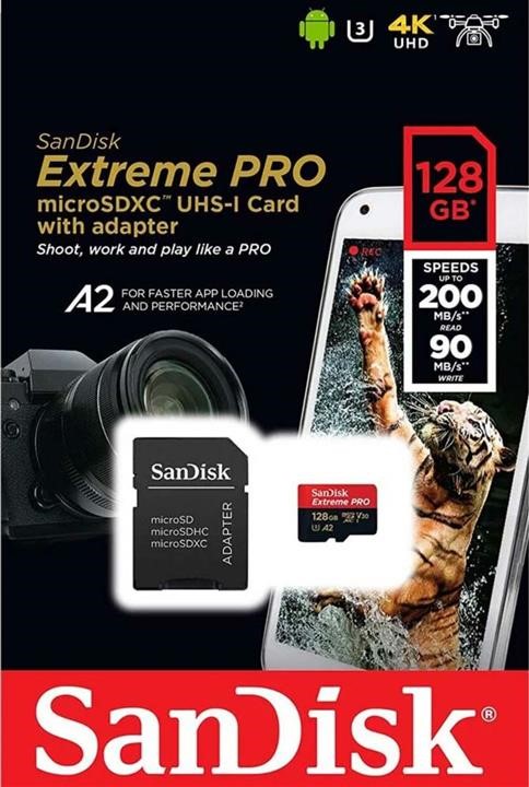 Купити Sandisk SDSQXCD-128G-GN6MA за низькою ціною в Україні!
