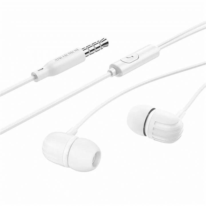 Навушники Borofone BM77 Ascending universal headset with microphone White Borofone BM77W
