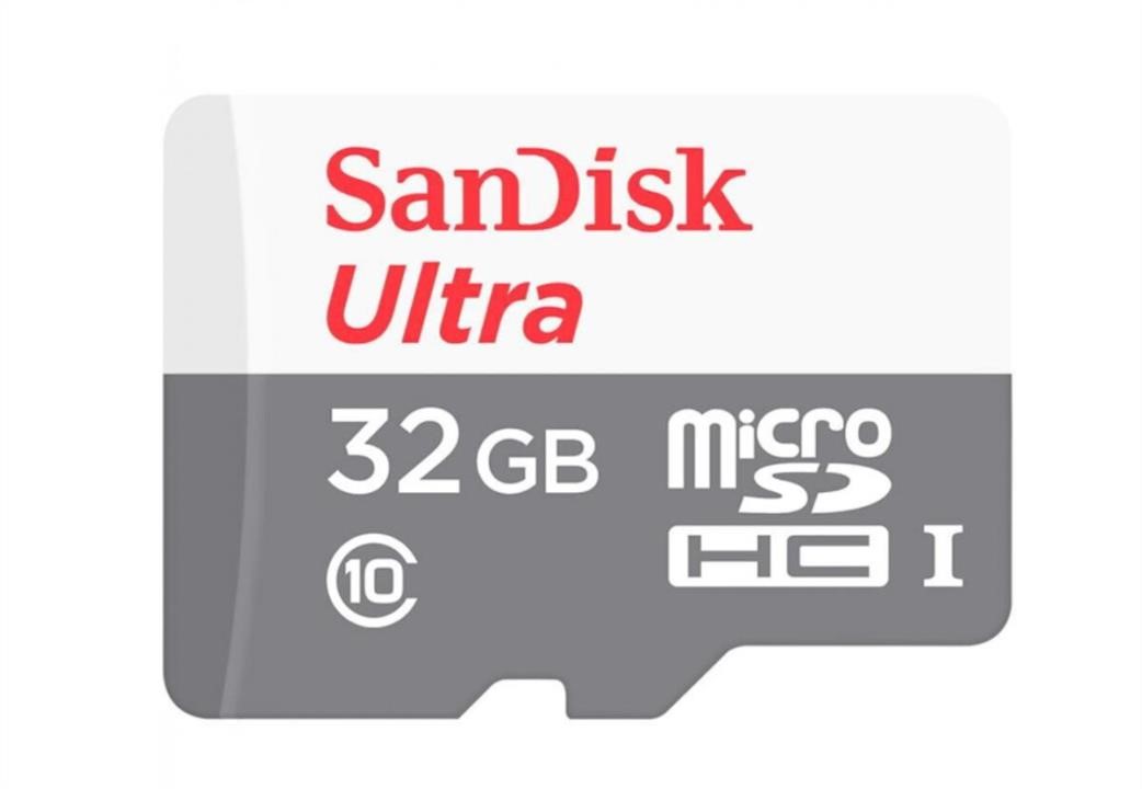 Sandisk SDSQUNR-032G-GN3MA MicroSDHC (UHS-1) SanDisk Ultra 32Gb class 10 A1 (100Mb/s) (adapter SD) SDSQUNR032GGN3MA: Купити в Україні - Добра ціна на EXIST.UA!