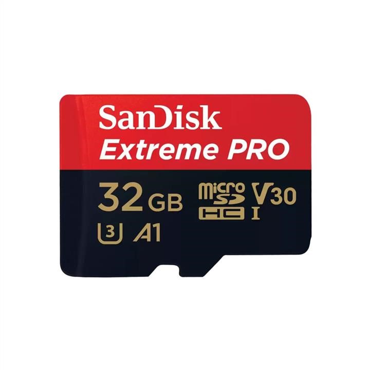 Sandisk SDSQXCG-032G-GN6MA MicroSDXC (UHS-1 U3) SanDisk Extreme Pro A1 32Gb class 10 V30 (R100MB/s,W90MB/s) (adapter) SDSQXCG032GGN6MA: Купити в Україні - Добра ціна на EXIST.UA!