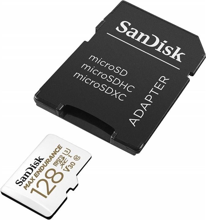 Sandisk SDSQQVR-128G-GN6IA MicroSDXC (UHS-1 U3) SanDisk Max Endurance 128Gb class 10 V30 (100Mb/s) (adapterSD) SDSQQVR128GGN6IA: Купити в Україні - Добра ціна на EXIST.UA!