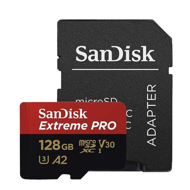 Sandisk SDSQXCD-128G-GN6MA MicroSDXC (UHS-1 U3) SanDisk Extreme Pro A2 128Gb class 10 V30 (R200MB/s,W90MB/s) (adapter) SDSQXCD128GGN6MA: Приваблива ціна - Купити в Україні на EXIST.UA!