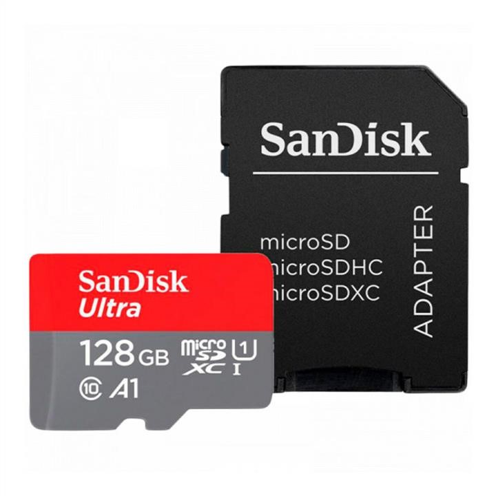 Sandisk SDSQUAB-128G-GN6MA MicroSDXC (UHS-1) SanDisk Ultra 128Gb class 10 A1 (140Mb/s) (adapter SD) SDSQUAB128GGN6MA: Купити в Україні - Добра ціна на EXIST.UA!