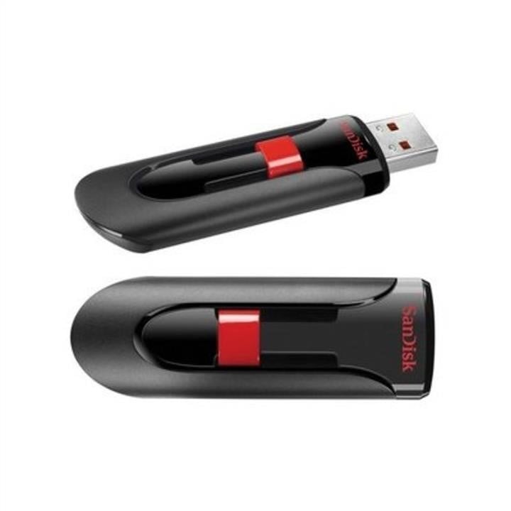 Sandisk SDCZ60-064G-B35 Flash SanDisk USB 2.0 Cruzer Glide 64Gb Black/Red SDCZ60064GB35: Купити в Україні - Добра ціна на EXIST.UA!