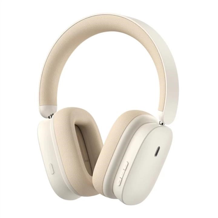 Baseus NGTW230002 Навушники Baseus Bowie H1 Noise-Cancelling Wireless Headphones Rice White NGTW230002: Купити в Україні - Добра ціна на EXIST.UA!