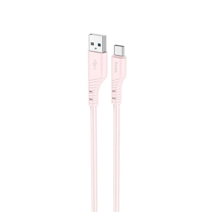 Hoco 6931474799906 Кабель HOCO X97 Crystal color silicone charging data cable Type-C light pink 6931474799906: Купити в Україні - Добра ціна на EXIST.UA!