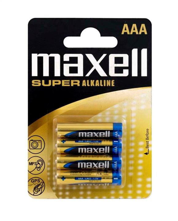 Maxell 4902580164300 Батарейка MAXELL LR03 SUPER 4PK BLISTER 4шт (M-790336.04.EU) 4902580164300: Приваблива ціна - Купити в Україні на EXIST.UA!