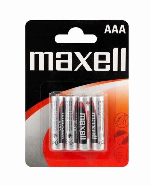 Maxell 4902580154035 Батарейка MAXELL R03 4PK BLIST 4шт (M-774407.04.CN) 4902580154035: Купити в Україні - Добра ціна на EXIST.UA!