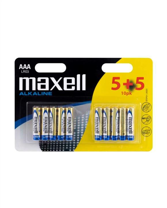 Maxell 4902580724924 Батарейка MAXELL LR03 10PK (5+5) 10шт (M-790254.00.CN) 4902580724924: Приваблива ціна - Купити в Україні на EXIST.UA!