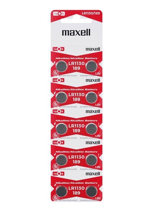 Maxell 4902580131425 Батарейка MAXELL LR1130 10PK MF(5X2) BLISTER 10шт (M-11717100) 4902580131425: Купити в Україні - Добра ціна на EXIST.UA!