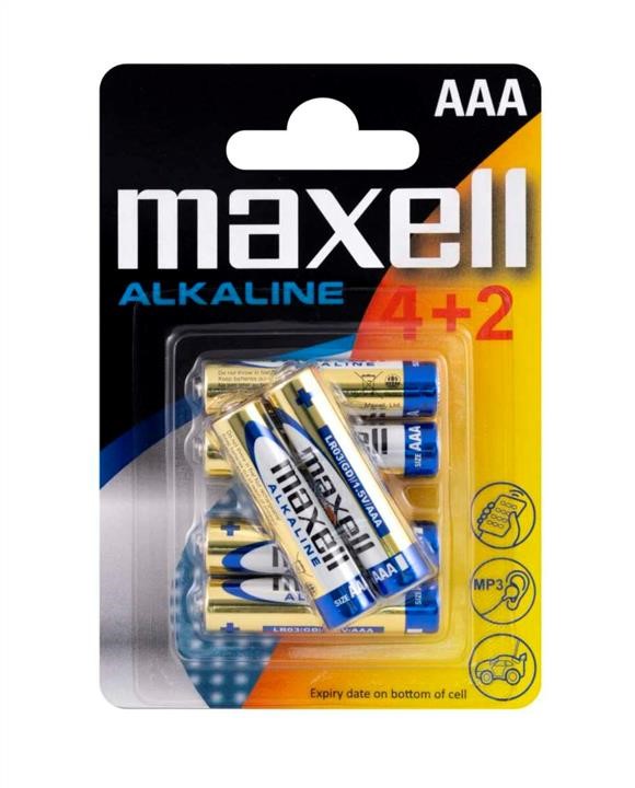 Maxell 4902580164461 Батарейка MAXELL LR03 4+2PK BLIST 6шт (M-790240.04.CN) 4902580164461: Купити в Україні - Добра ціна на EXIST.UA!