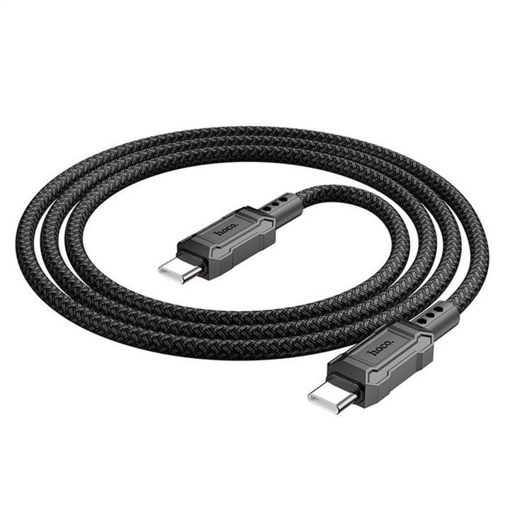 Кабель HOCO X94 Leader 60W charging data cable Type-C to Type-C Black Hoco 6931474794321