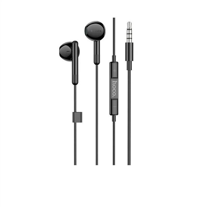 Hoco Навушники HOCO M93 wire control earphones with microphone Black – ціна 47 UAH