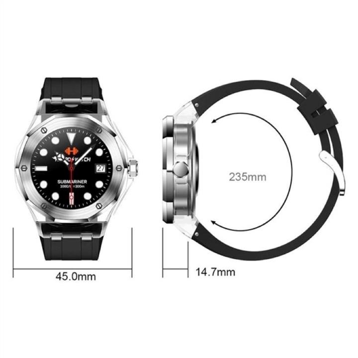 Смарт-годинник HOCO Y13 Smart sports watch space black Hoco 6931474795212