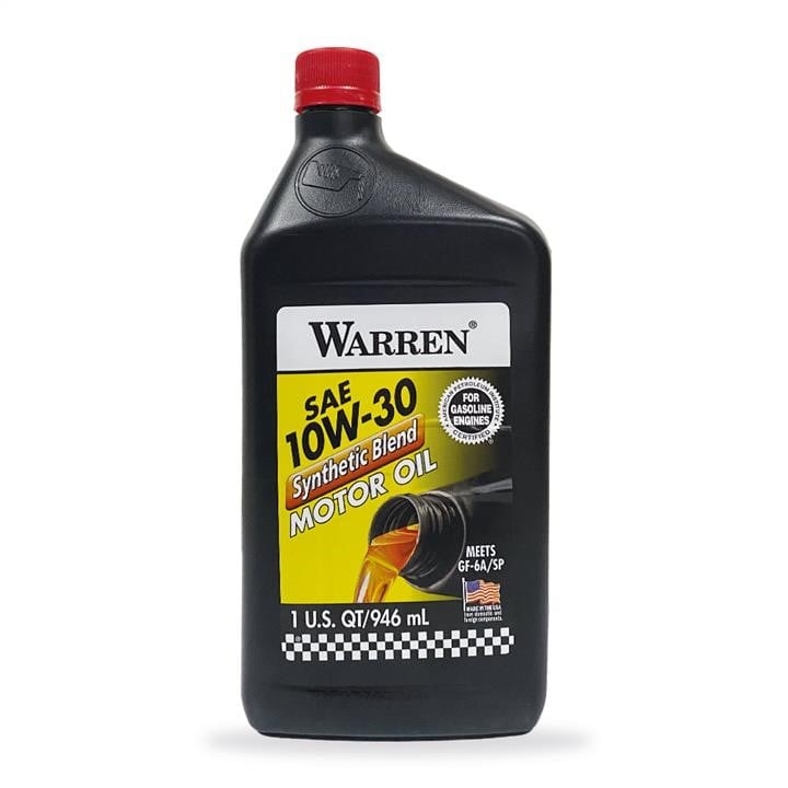 Warren WAR10W3012PL Моторна олива Warren Synthetic blend 10W-30, 0,946л WAR10W3012PL: Купити в Україні - Добра ціна на EXIST.UA!