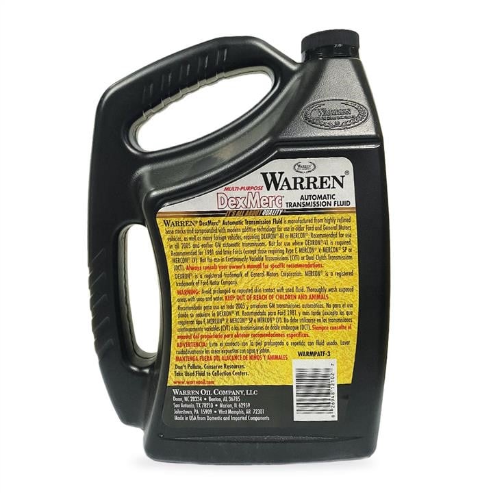 Warren Трансмісійна олія Warren Multi-Purpose ATF, 3,78 л – ціна 971 UAH