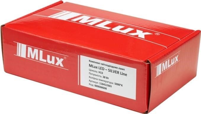 Світлодіодні лампи комплект MLux LED - Silver Line H13, 28 Вт, 5000°К MLux 118413365