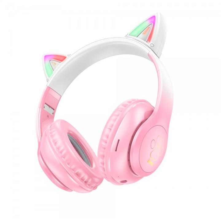 Hoco 35032 Бездротові навушники Bluetooth HOCO W42, White/Pink, Box 35032: Купити в Україні - Добра ціна на EXIST.UA!
