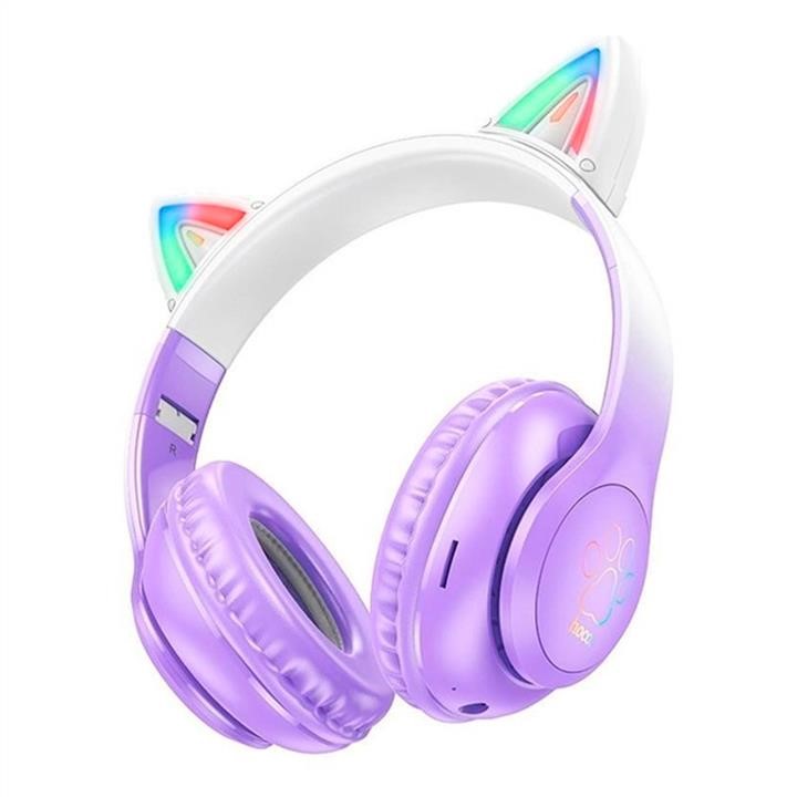 Hoco 35034 Бездротові навушники Bluetooth HOCO W42, White/Purple, Box 35034: Купити в Україні - Добра ціна на EXIST.UA!