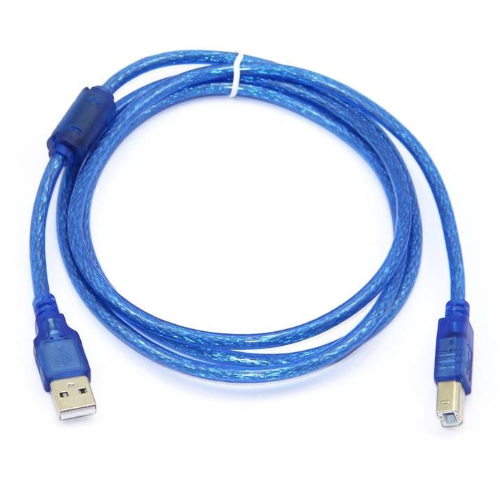 Ritar 07377 Кабель USB 2.0 RITAR AM / BM, 1.5m, 1 ферит, прозорий синій Q250 07377: Купити в Україні - Добра ціна на EXIST.UA!