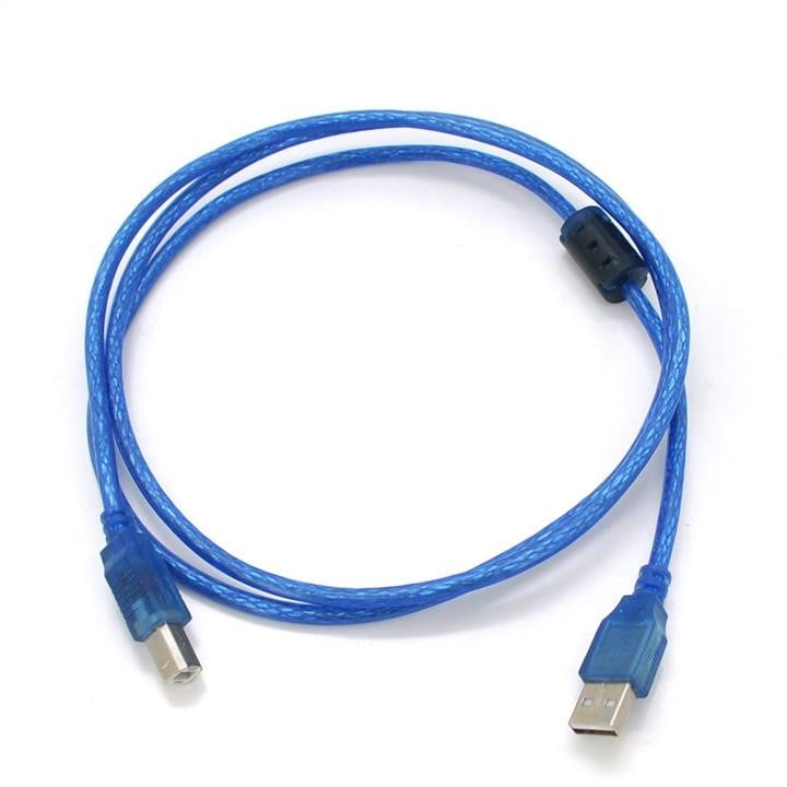 Ritar 03065 Кабель USB 2.0 RITAR AM / BM, 1.5m, 1 ферит, синій прозорий, Q500 03065: Купити в Україні - Добра ціна на EXIST.UA!