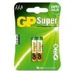GP Batteries 04622 Батарейка GP Super 24A-2UE2, лужна AAA, 2 шт в блістері 04622: Купити в Україні - Добра ціна на EXIST.UA!