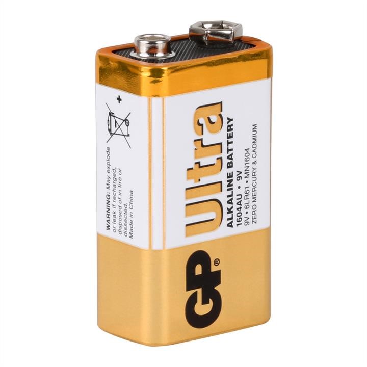 GP Batteries 08876 Батарейка лужна GP ULTRA ALKALINE 1604AU-S1, 9V 08876: Купити в Україні - Добра ціна на EXIST.UA!