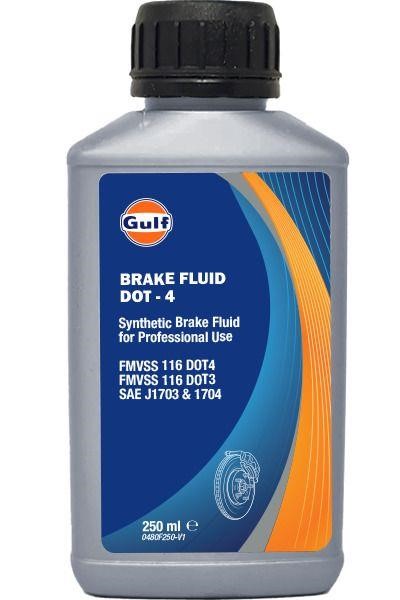 Gulf BRAKE FLUID DOT 4 0,25L Гальмівна рідина Gulf Brake Fluid DOT 4, 0,25 л BRAKEFLUIDDOT4025L: Купити в Україні - Добра ціна на EXIST.UA!