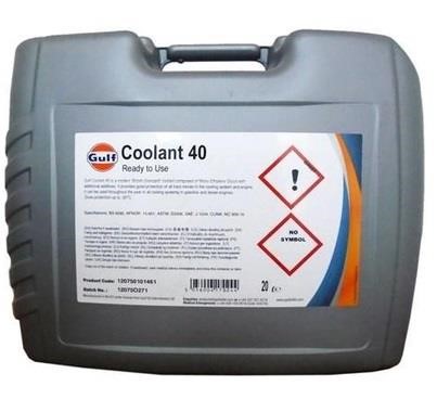 Gulf COOLANT 40  20L Антифриз Gulf Coolant 40, синій, готовий до застосування, 20 л COOLANT4020L: Купити в Україні - Добра ціна на EXIST.UA!