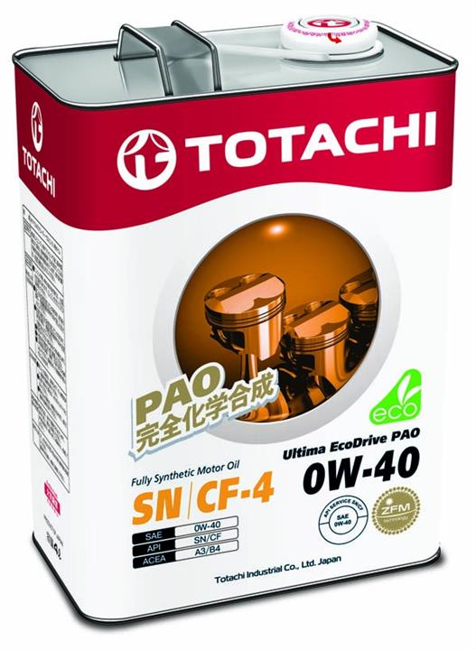 Totachi 4562374698543 Моторна олива Totachi Ultima Ecodrive PAO 0W-40, 4л 4562374698543: Купити в Україні - Добра ціна на EXIST.UA!