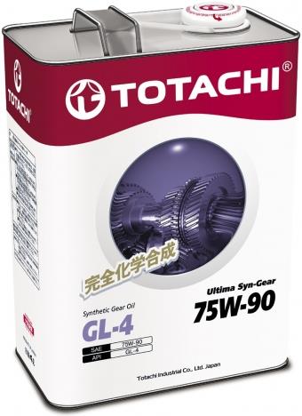 Totachi 4589904931635 Олива трансміссійна Totachi ULTIMA SYN-GEAR 75W-90 GL-4, 4л. 4589904931635: Купити в Україні - Добра ціна на EXIST.UA!
