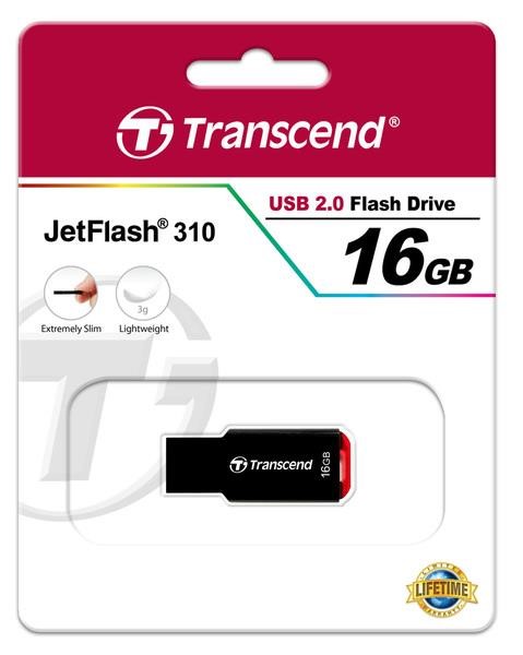 Transcend TS16GJF310 Флеш-накопичувач USB 16GB Transcend JetFlash 310 (TS16GJF310) TS16GJF310: Купити в Україні - Добра ціна на EXIST.UA!