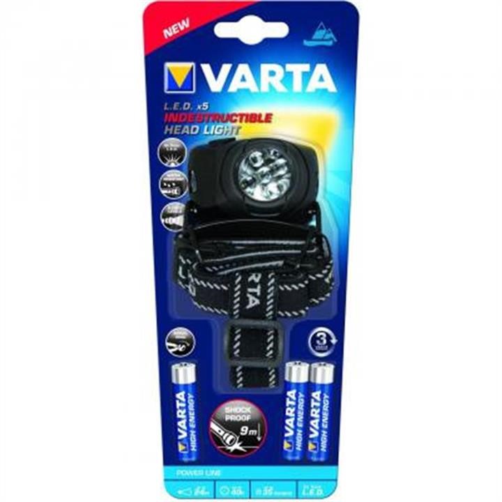 Varta 17730101421 Ліхтар Indestructible Head Light LED 17730101421: Купити в Україні - Добра ціна на EXIST.UA!
