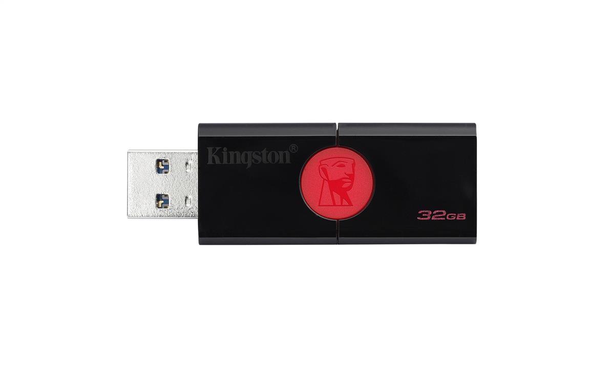 Kingston DT106/32GB Флеш-накопичувач USB3.1 32GB Kingston DataTraveler 106 Black / Red (DT106 / 32GB) DT10632GB: Приваблива ціна - Купити в Україні на EXIST.UA!