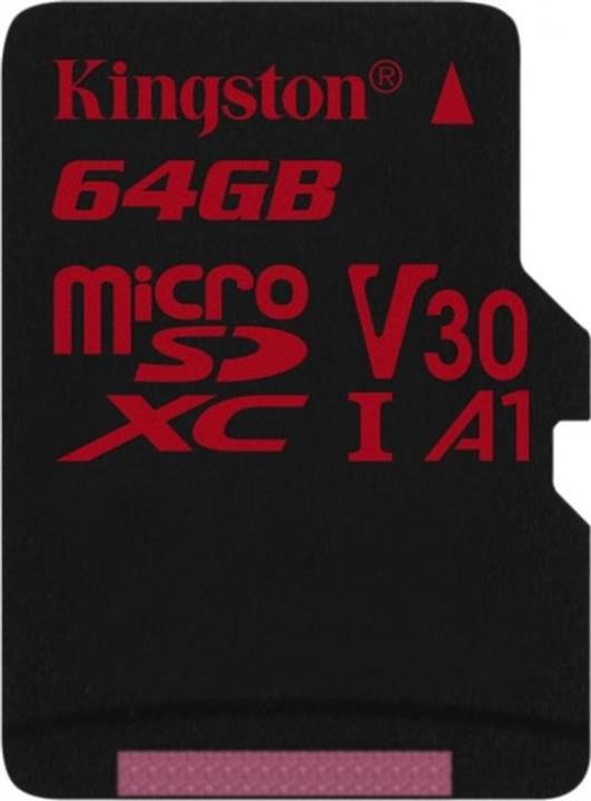 Kingston SDCR/64GBSP Карта пам'яті MicroSDXC 64GB UHS-I / U3 Class 10 Kingston Canvas React R100 / W80MB / s (SDCR / 64GBSP) SDCR64GBSP: Купити в Україні - Добра ціна на EXIST.UA!