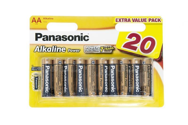 Panasonic LR6REB/20BW Батарейка Alkaline Power AA/LR06 BL 20 шт LR6REB20BW: Приваблива ціна - Купити в Україні на EXIST.UA!