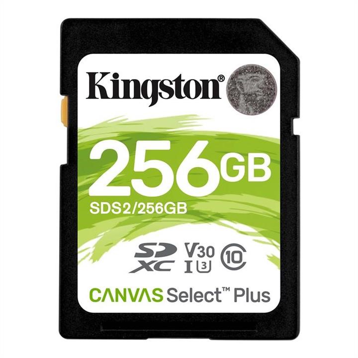 Kingston SDS2/256GB Карта пам'яті SDXC 256GB UHS-I / U3 Class 10 Kingston Canvas Select Plus R100 / W85MB / s (SDS2 / 256GB) SDS2256GB: Приваблива ціна - Купити в Україні на EXIST.UA!