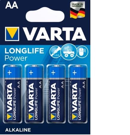 Varta VARTA 4906 Батарейка Longlife Power 4906 (High Energy) AA/LR06 BL 4шт VARTA4906: Купити в Україні - Добра ціна на EXIST.UA!