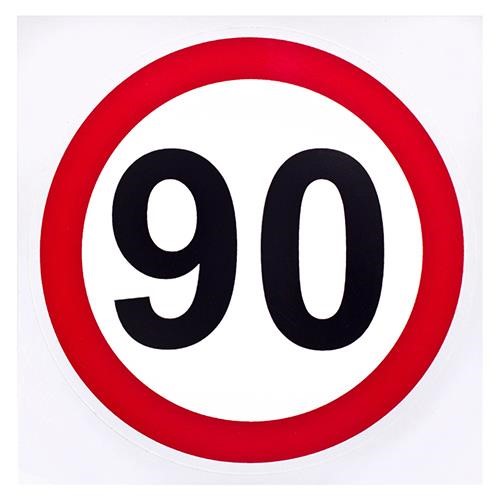 Vitol ЗНАК "90" Наклейка знак "90" діам. 130мм (знак "90") 90: Приваблива ціна - Купити в Україні на EXIST.UA!