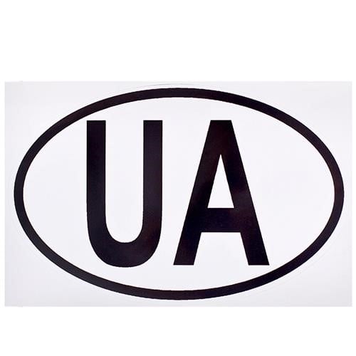 Vitol 00000023987 Наклейка знак "UA" ч / б (90х140мм) (АМ) 00000023987: Купити в Україні - Добра ціна на EXIST.UA!