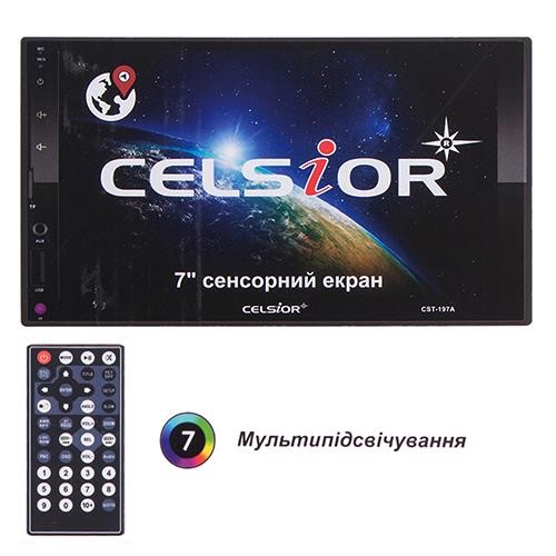 Celsior CELSIOR CSW-197A 2DIN Двухдіновая мультимедійний центр з 7 "TFT сенсорним дисплеєм Celsior CSW-197A Android GPS (Celsior CELSIORCSW197A2DIN: Приваблива ціна - Купити в Україні на EXIST.UA!