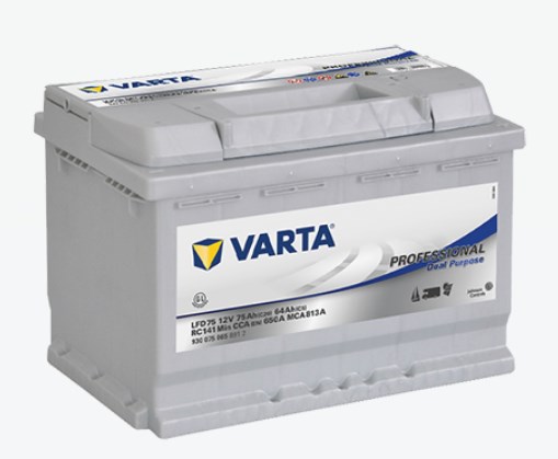 Varta 930075065B912 Акумулятор Varta Professional Dual Purpose 12В 75Ач 650А(EN) R+ 930075065B912: Купити в Україні - Добра ціна на EXIST.UA!