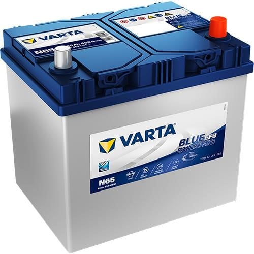 Varta 565501065D842 Акумулятор Varta Blue Dynamic EFB 12В 65Аг 650А(EN) R+ 565501065D842: Приваблива ціна - Купити в Україні на EXIST.UA!