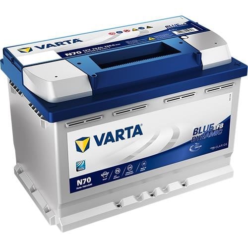 Varta 570500076D842 Акумулятор Varta Blue Dynamic EFB 12В 70Ач 760А(EN) R+ 570500076D842: Приваблива ціна - Купити в Україні на EXIST.UA!